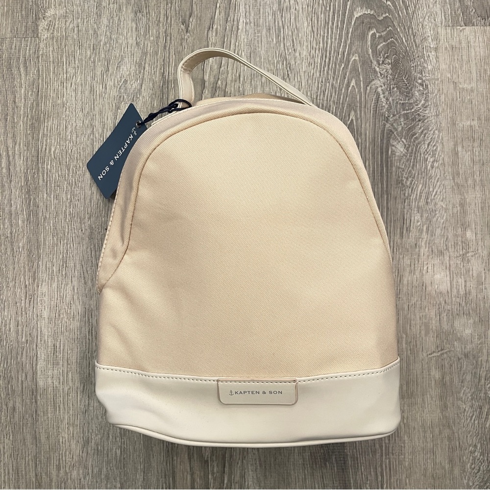 Kapten & Son Alesund - Mini Back Pack Purse - Sandstone Beige Cream - NWT
